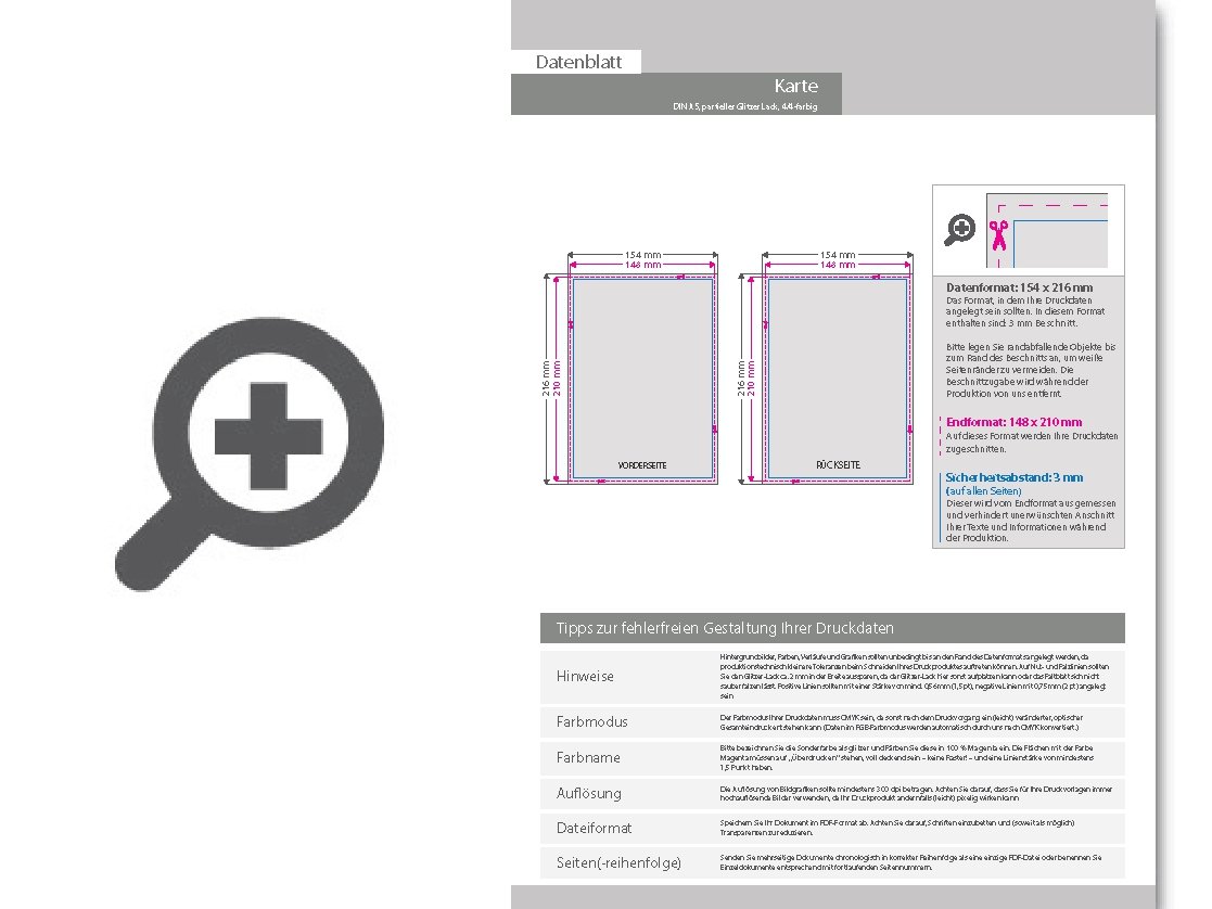 Product Bild einladungskarte_din_a5_4_4_farbig_mit_beidseitig_partieller_glitzer-lackierung